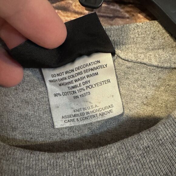 Texas Tech University T-Shirt Grey XL SS Vintage 1923 Red Raiders Apparel DS - Picture 5 of 8